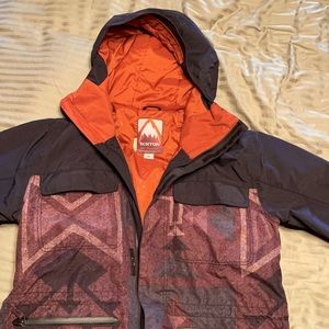Men’s Burton dry ride snowboarding ski jacket